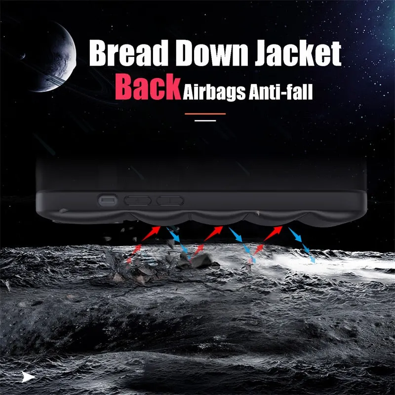 Fashion Brand Down Jacket Soft Silicone Shockproof Back Cover For iPhone 15 14 Pro 13 12 11 Pro Max