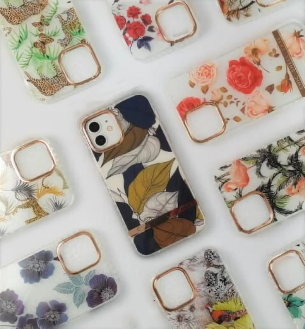 Fashion Flower Print Hard Case For Samsung