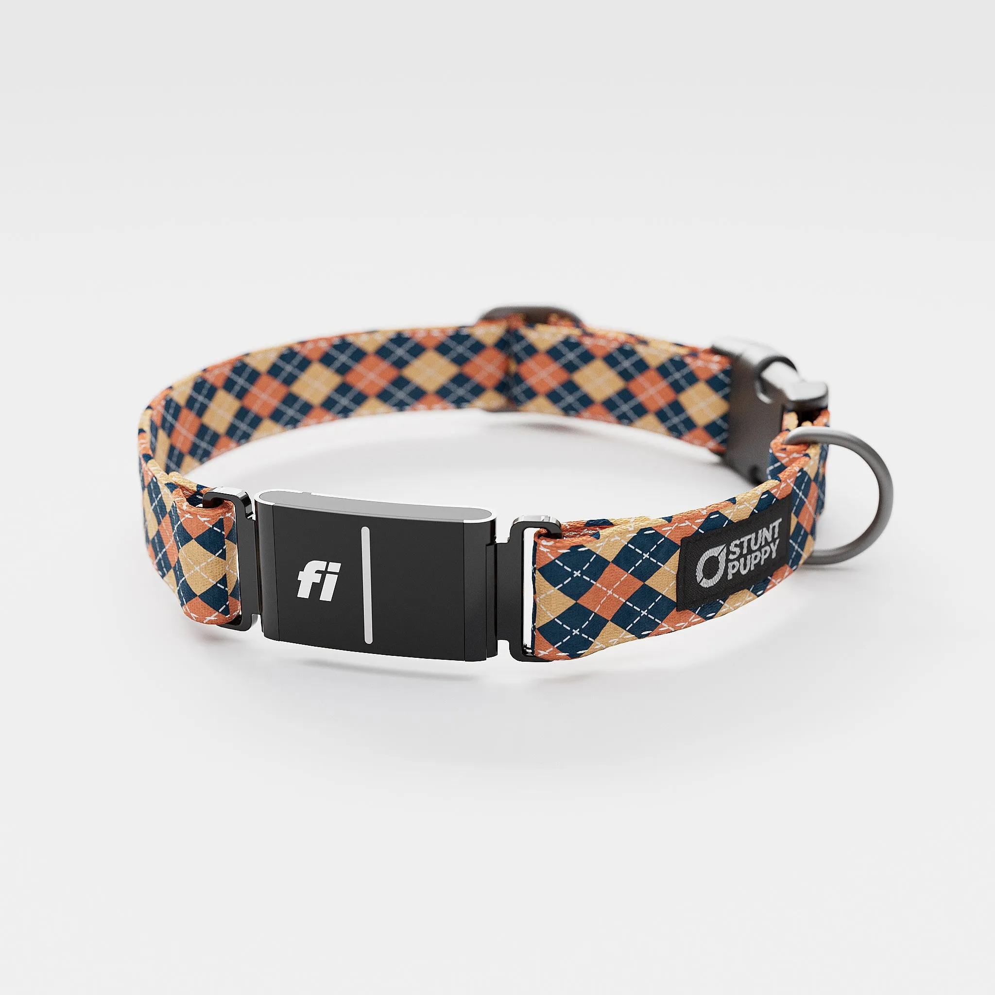 Fi GPS Included Argyle Superman Everyday Collar (6 month subscription)