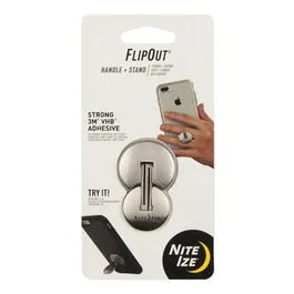 FlipOut Cell Phone Handle   Stand, Stainless Steel