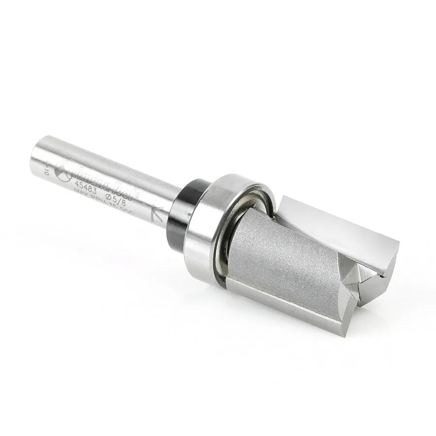 Flush Trim Plunge Router Bit | Various Dia x 3⁄4 x 1⁄4 Shank with Upper BB | 45483 | 738685454831