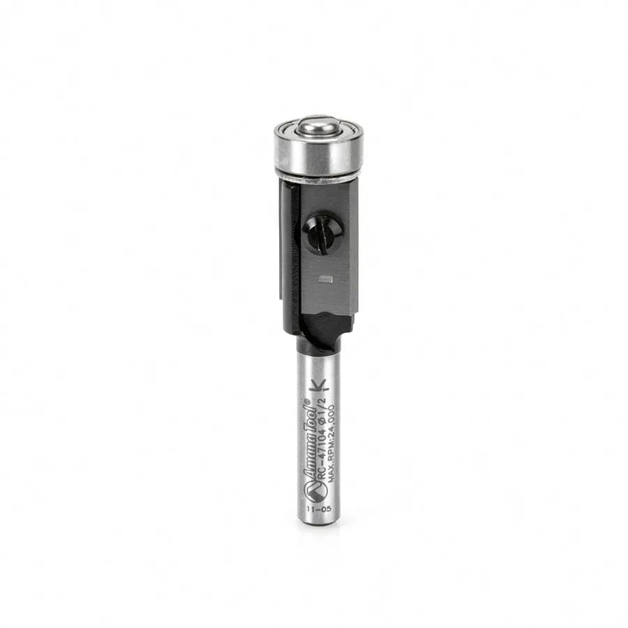 Flush Trim Router Bit | 1⁄2 Dia x 13⁄16 x 1⁄4" Shank | RC-47104 | 738685047149