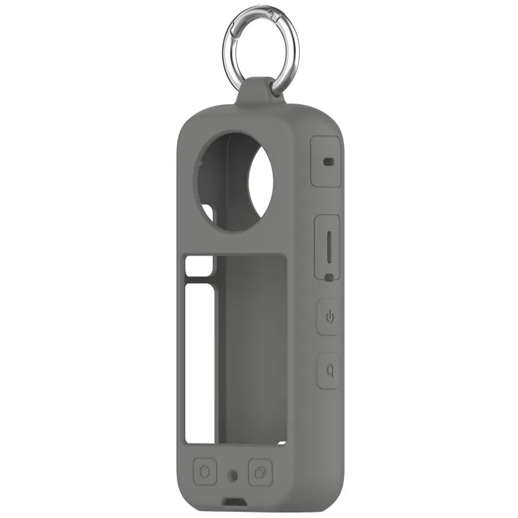 For Insta360 X3 Portable Silicone Protective Case(Dark Grey)