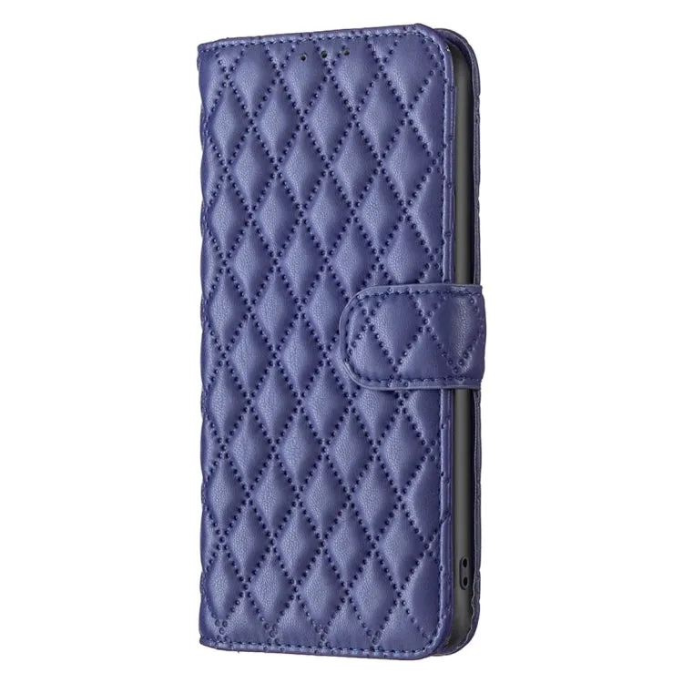 For OPPO A98 5G Diamond Lattice Wallet Leather Flip Phone Case(Blue)