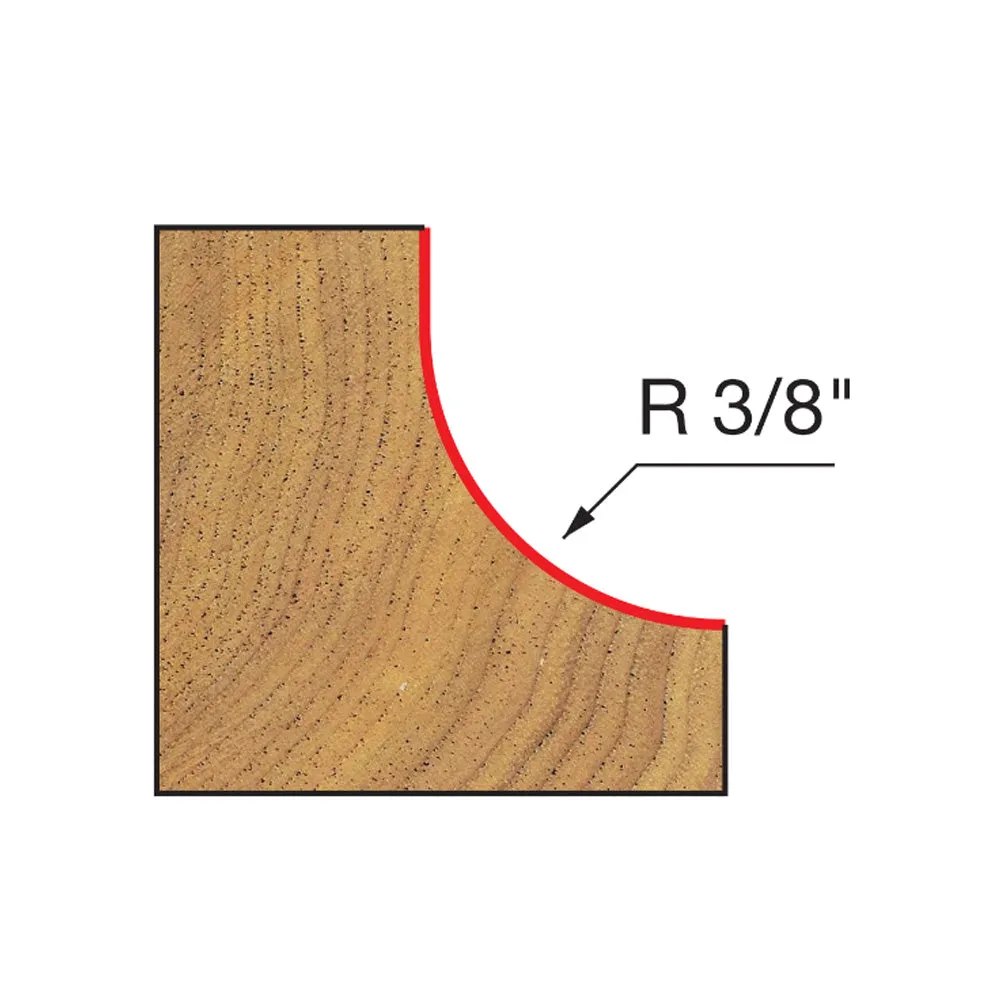 Freud Cove Bit 1/4" Shank x 3/8" Radius