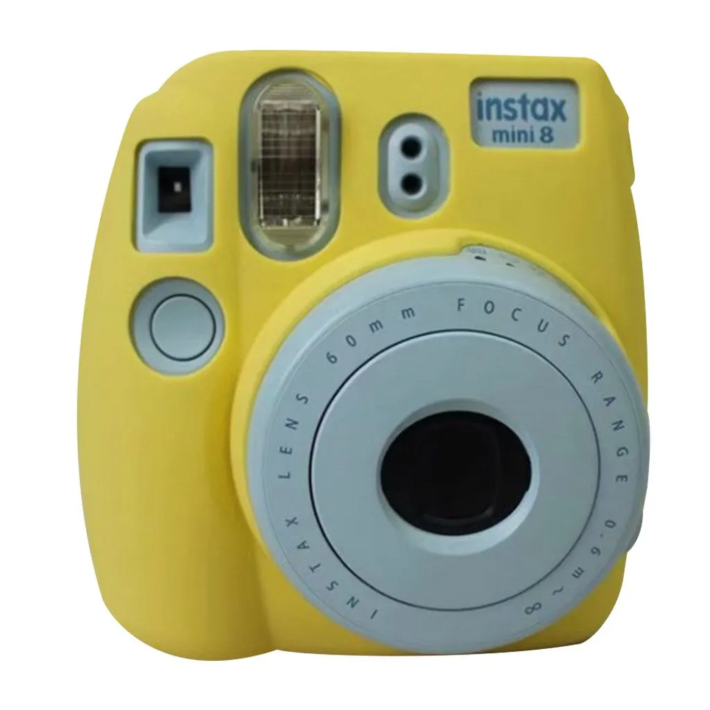 Fuji Instax Mini 8 soft silicone case - Yellow