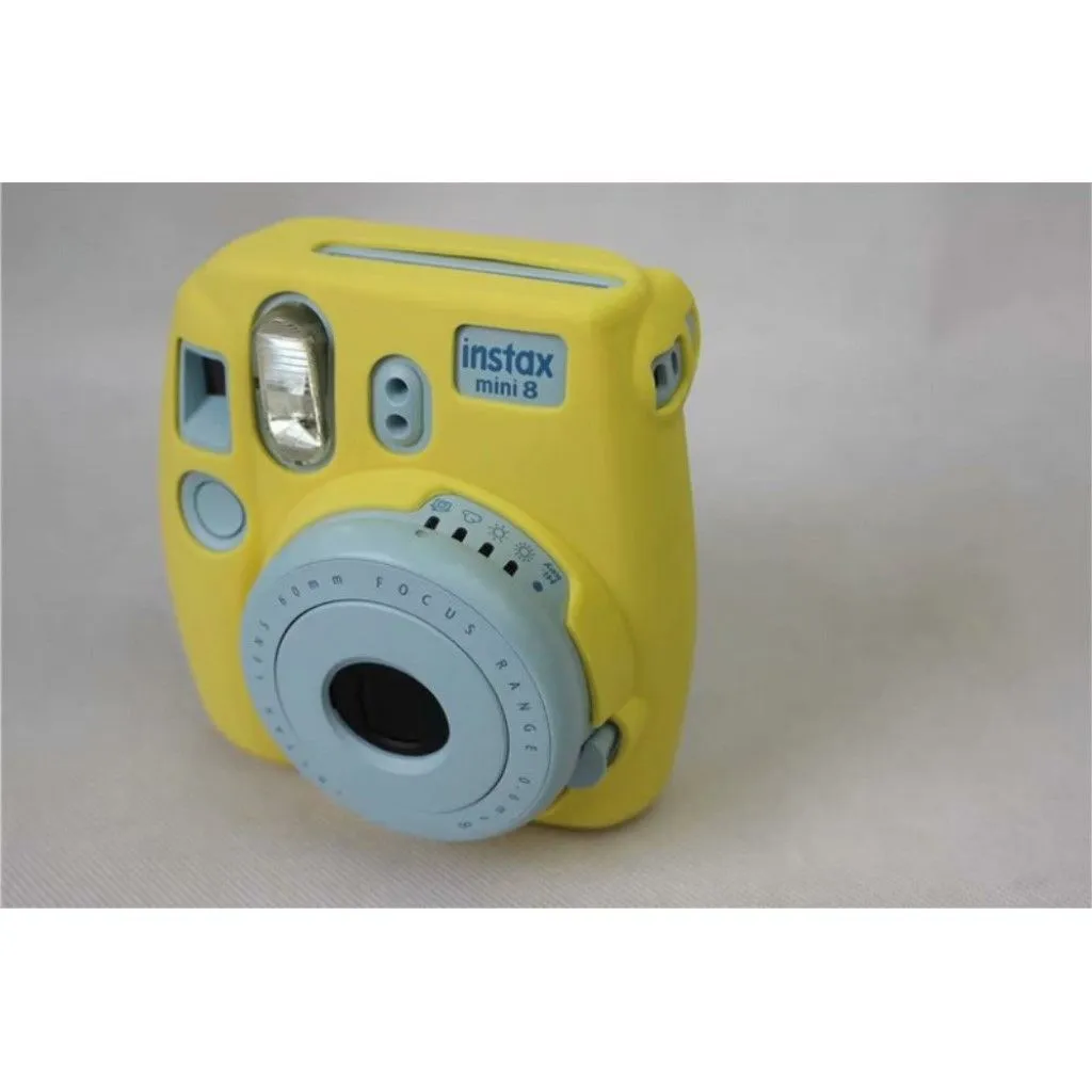 Fuji Instax Mini 8 soft silicone case - Yellow