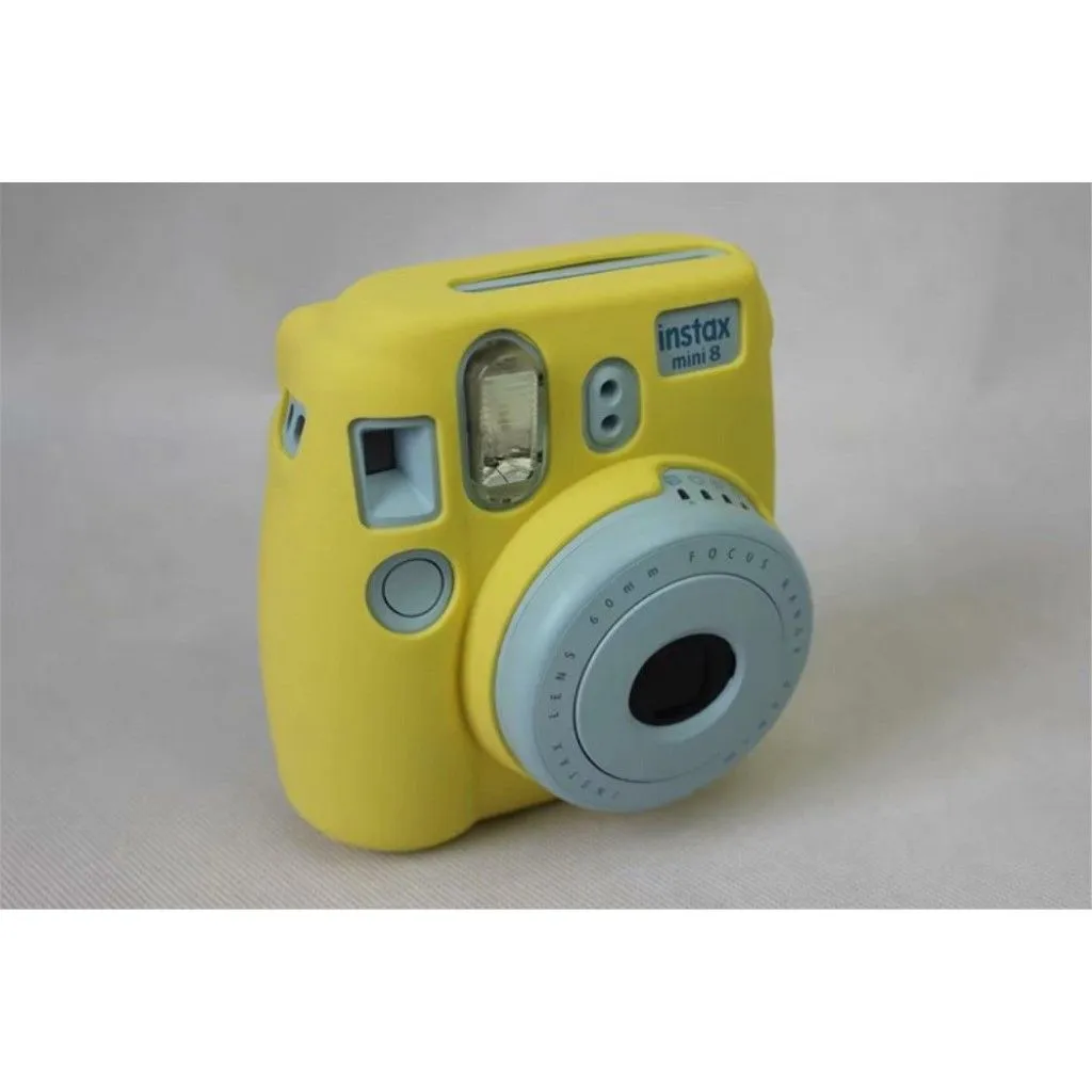 Fuji Instax Mini 8 soft silicone case - Yellow