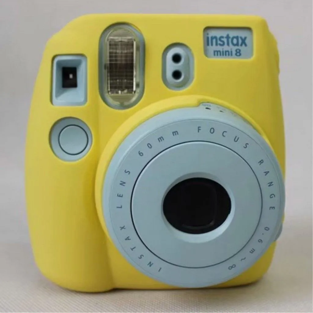 Fuji Instax Mini 8 soft silicone case - Yellow