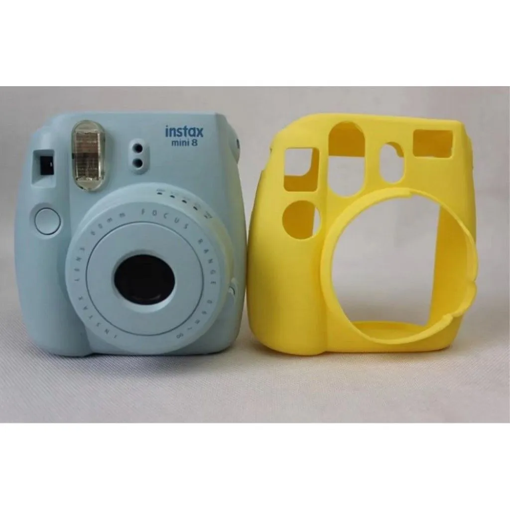 Fuji Instax Mini 8 soft silicone case - Yellow