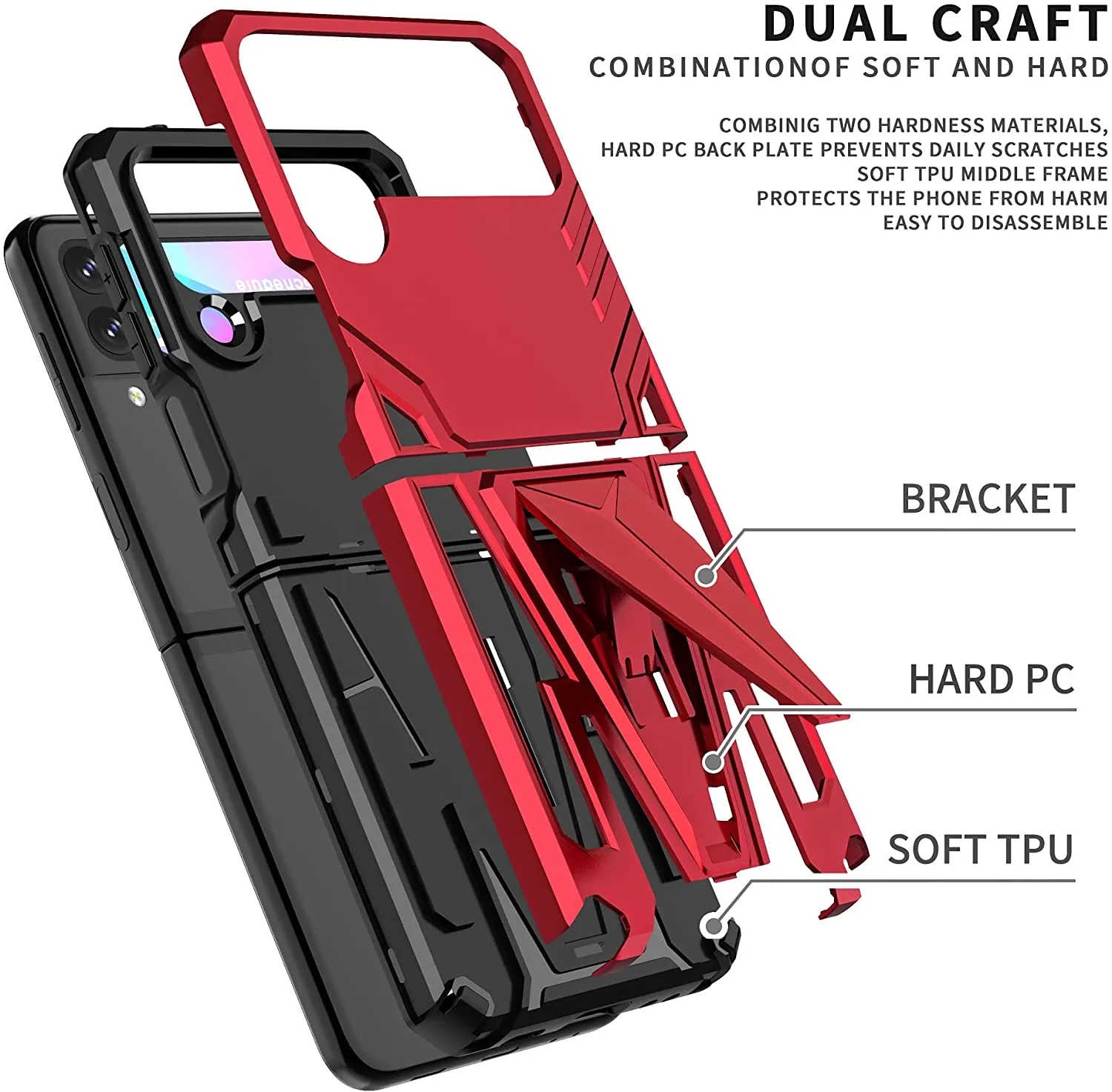 Galaxy Z Flip 3 Case | Samsung Galaxy Z Flip 3 Military Grade Case