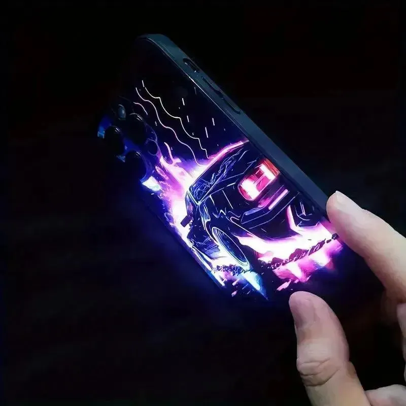 Glowing Car LED Smart Voice Controlled Cover (For iPhone)