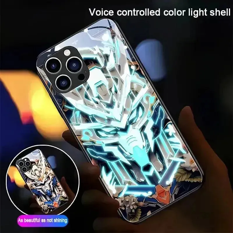 Glowing LED Transformers Smart Voice Controlled Cover (For iPhone)