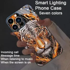 Glowing Tiger LED Smart Voice Controlled Cover (For Samsung)