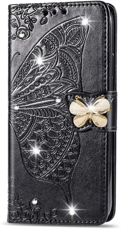 Google Pixel 9 Pro XL Butterfly Leather Flip Wallet Case