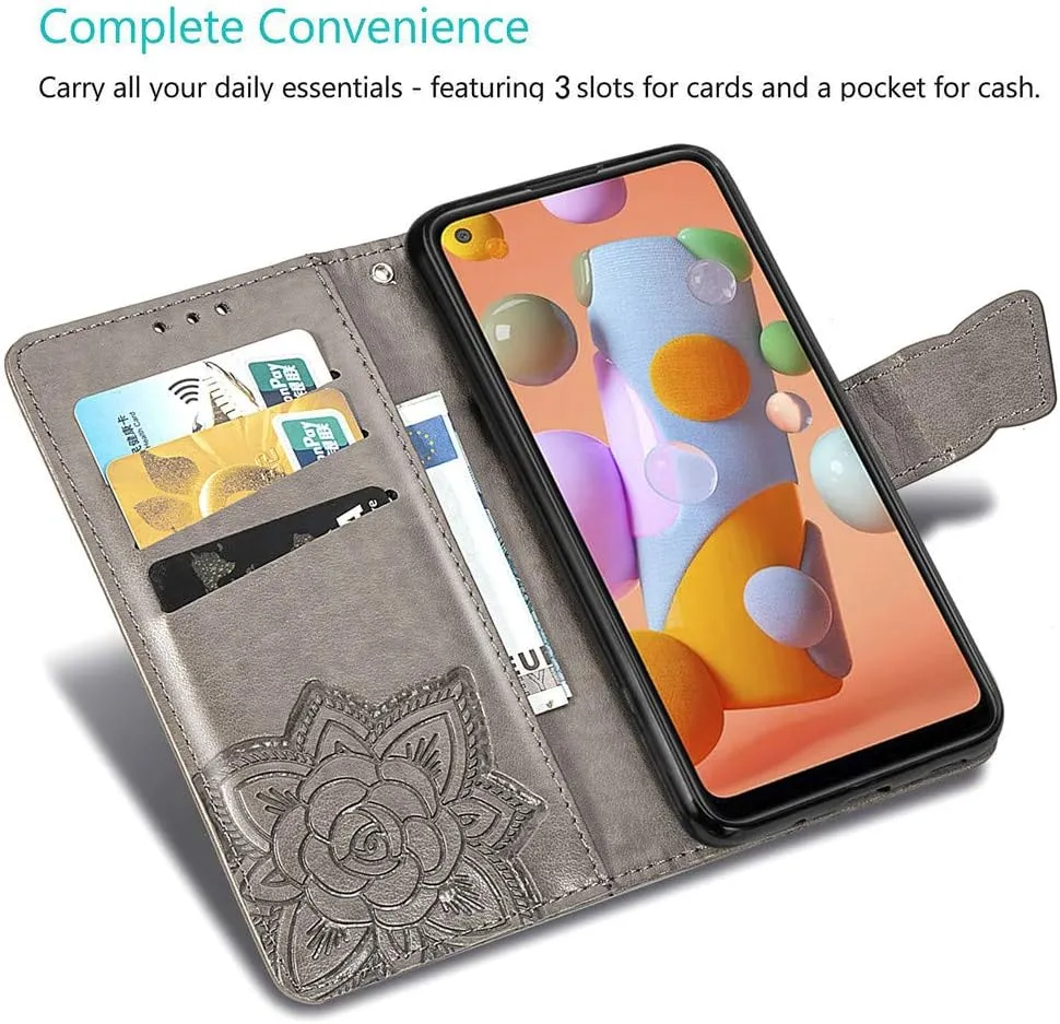 Google Pixel 9 Pro XL Butterfly Leather Flip Wallet Case