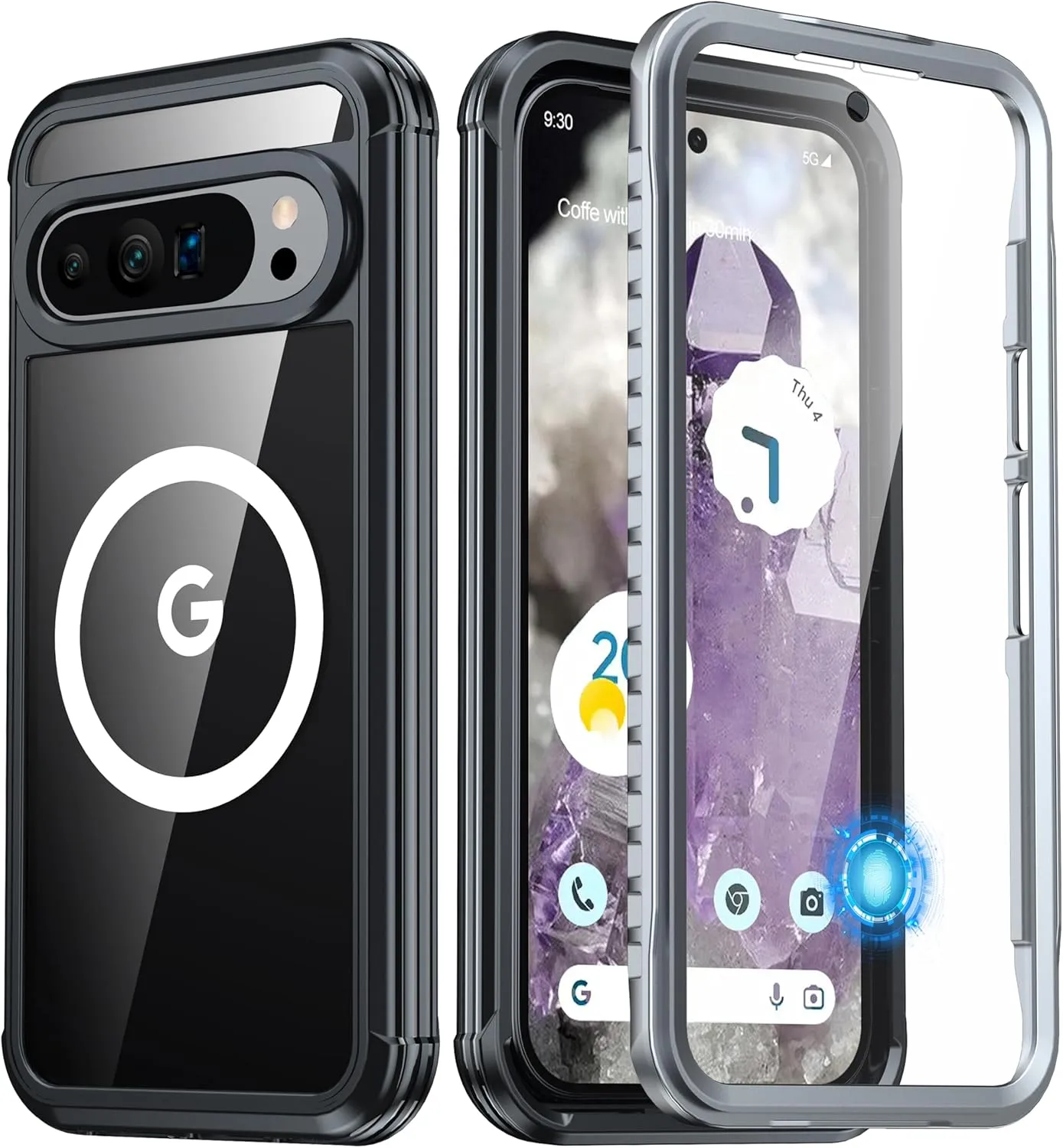 Google Pixel 9 Pro XL Case Full Body Heavy Duty Rugged Protective