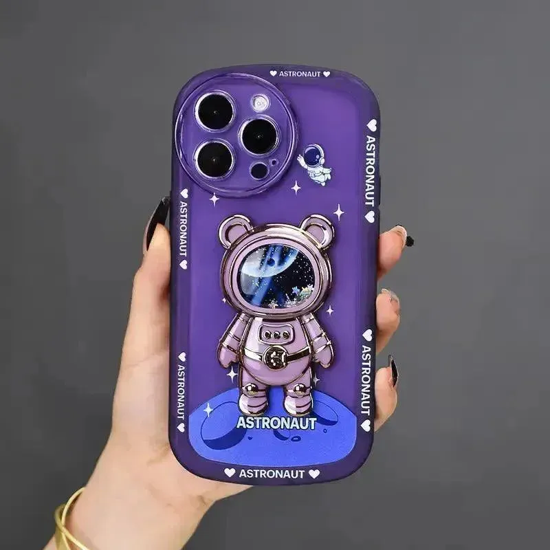 Graphic Printed Astronaut Case (For iPhone)