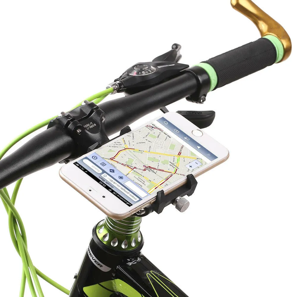 GUB Anti-Slip Bicycle Adjustable Phone Holder Mount Bracket Handlebar Clip Stand for 3.5-6.2inch Smart Mobile Phone for Android for iPhone