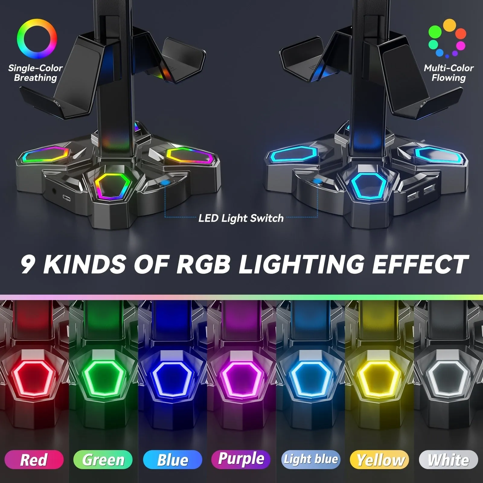 Headset & Controller LED Stand