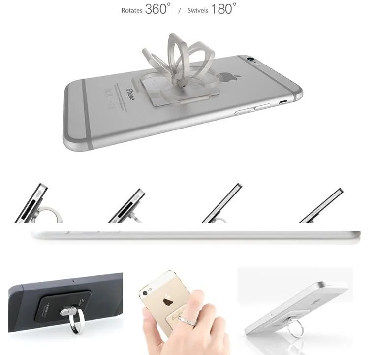 Hot Sale iRing Holder for Mobile Phones and Tablets Luxury Finger Grip Smartphone Stand Ring Holder