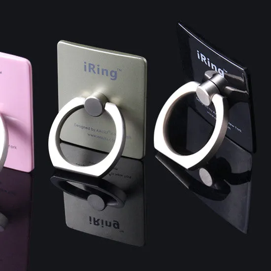 Hot Sale iRing Holder for Mobile Phones and Tablets Luxury Finger Grip Smartphone Stand Ring Holder