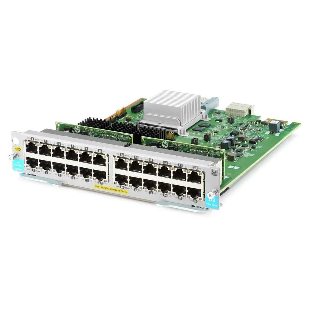 HPE J9986A Aruba 24-port 10/100/1000BASE-T PoE  MACsec v3 zl2 module