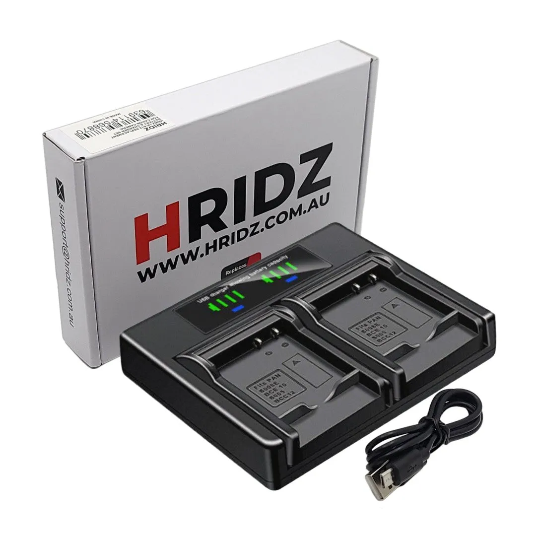 Hridz BN1 Dual Charger For Sony NP-BN NP-BN1 BC-CSN BC-CSNB BC-TRN BC-TRN2