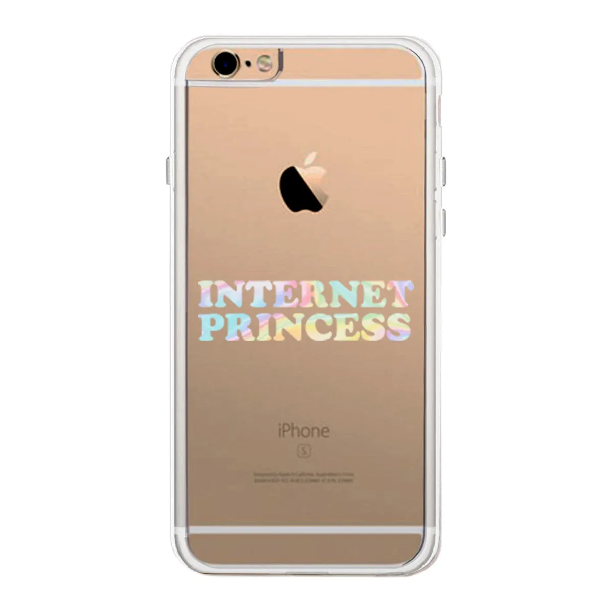 Internet Princess Phone Case Cute Clear Phonecase