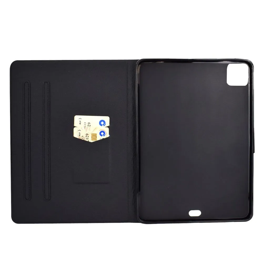 iPad Pro 11 (2021) / Air (2020) beautiful pattern leather flip case - Couple Owls