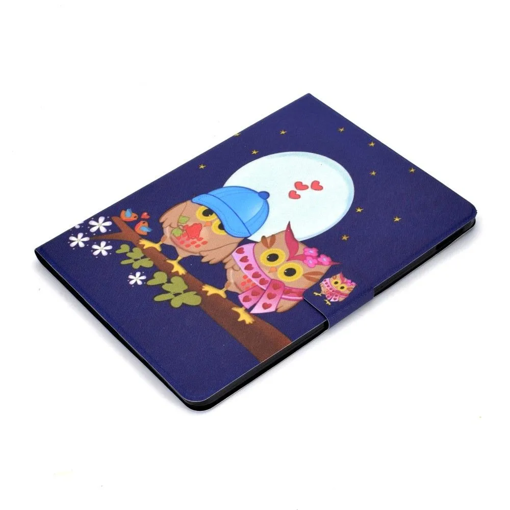 iPad Pro 11 (2021) / Air (2020) beautiful pattern leather flip case - Couple Owls