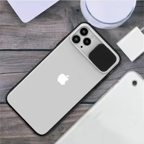 iPhone 11 Camera Lens Slide Protection Matte Case