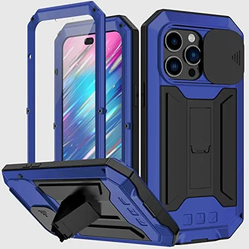 iPhone 14 Plus Case  Screen Camera Protector Kickstand