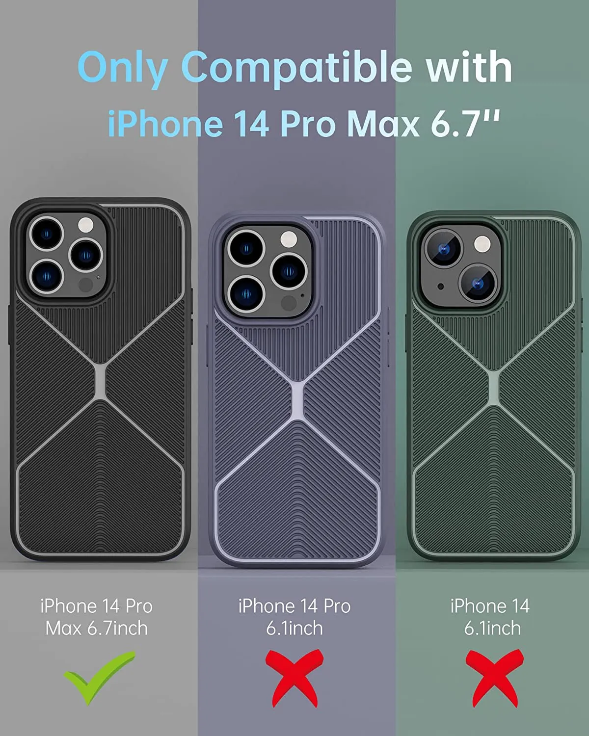 iPhone 14 Pro Max Case TPU Ultra Slim Case Premium Black