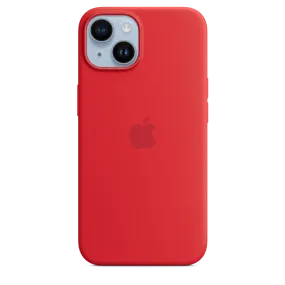 iPhone 14 Silicone Case with MagSafe - (PRODUCT)RED