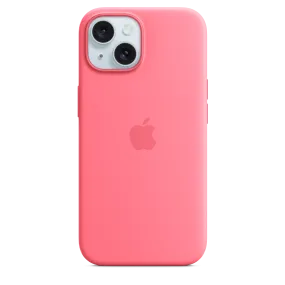 iPhone 15 Silicone Case with MagSafe - Pink