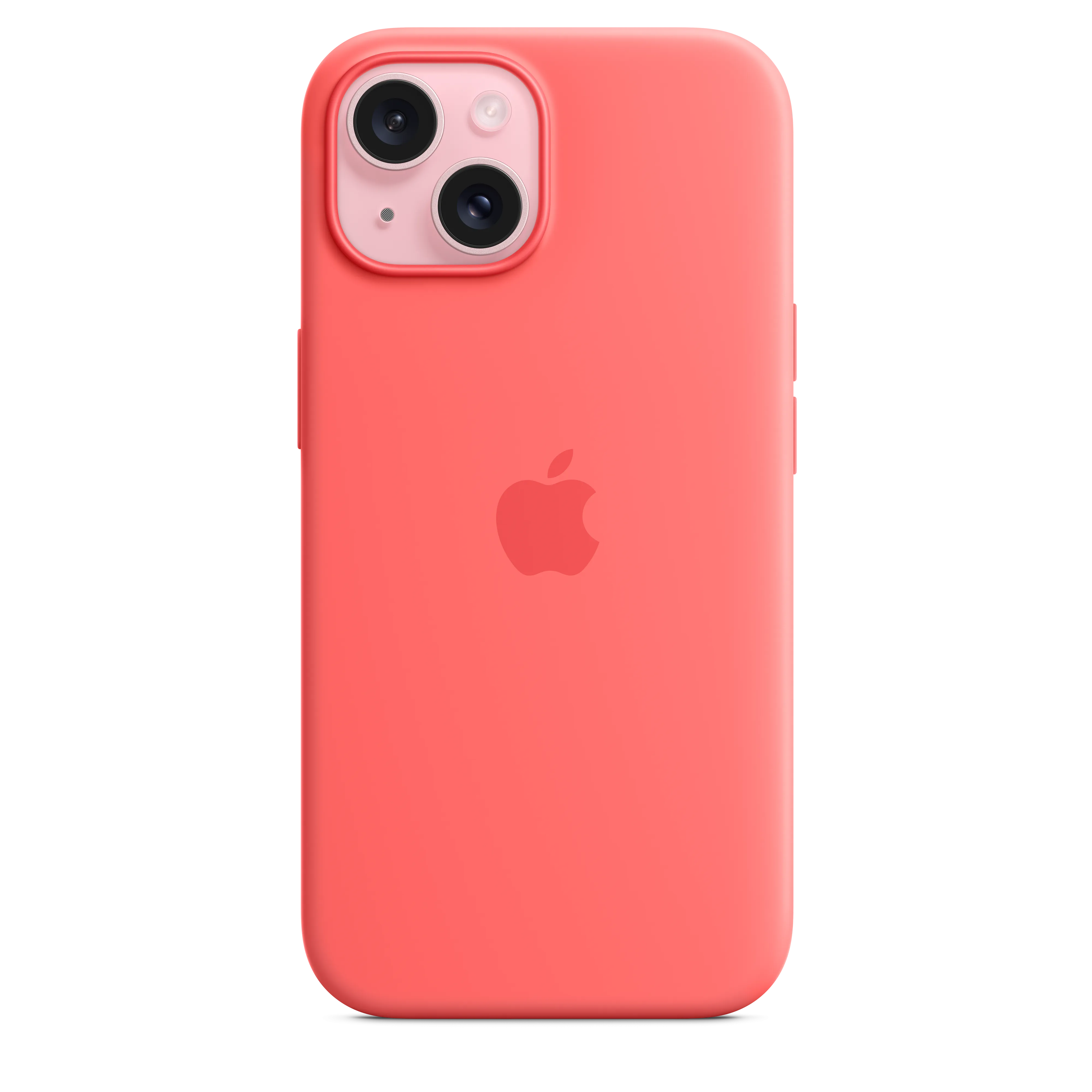 iPhone 15 Silicone Case with MagSafe - Guava