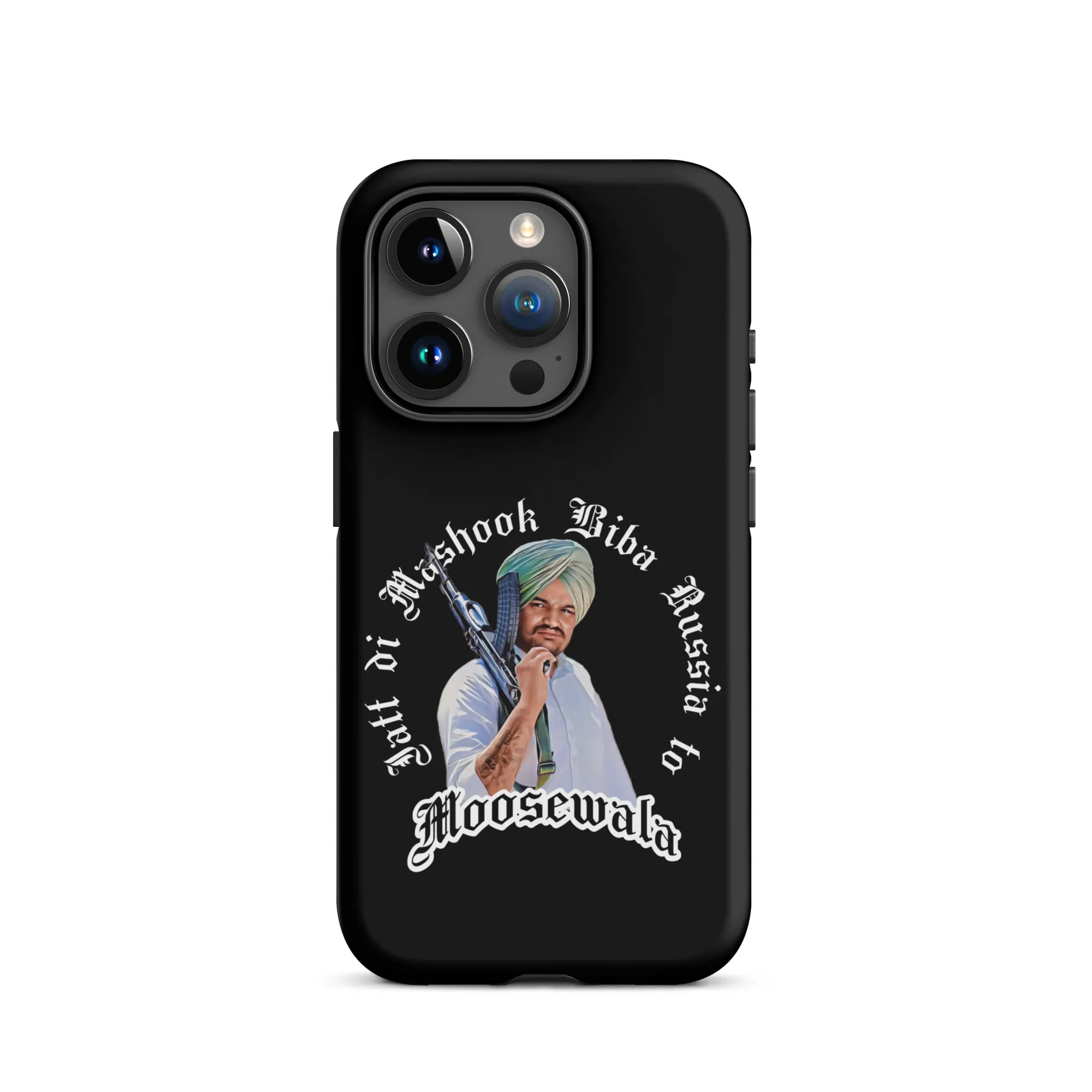 Jatt di mashook Moosewala premium iPhone case