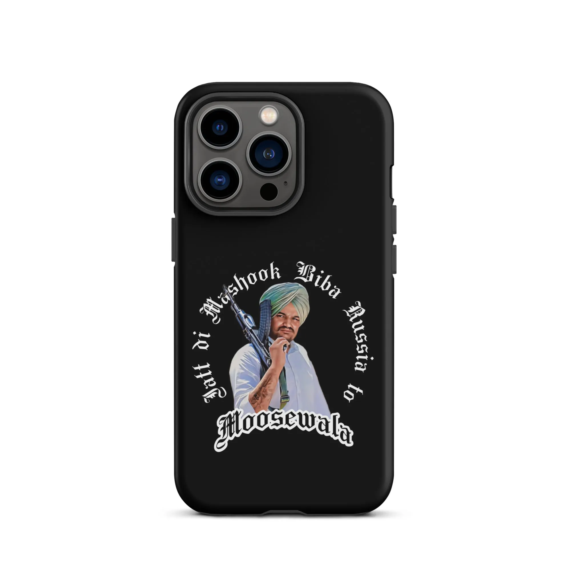 Jatt di mashook Moosewala premium iPhone case