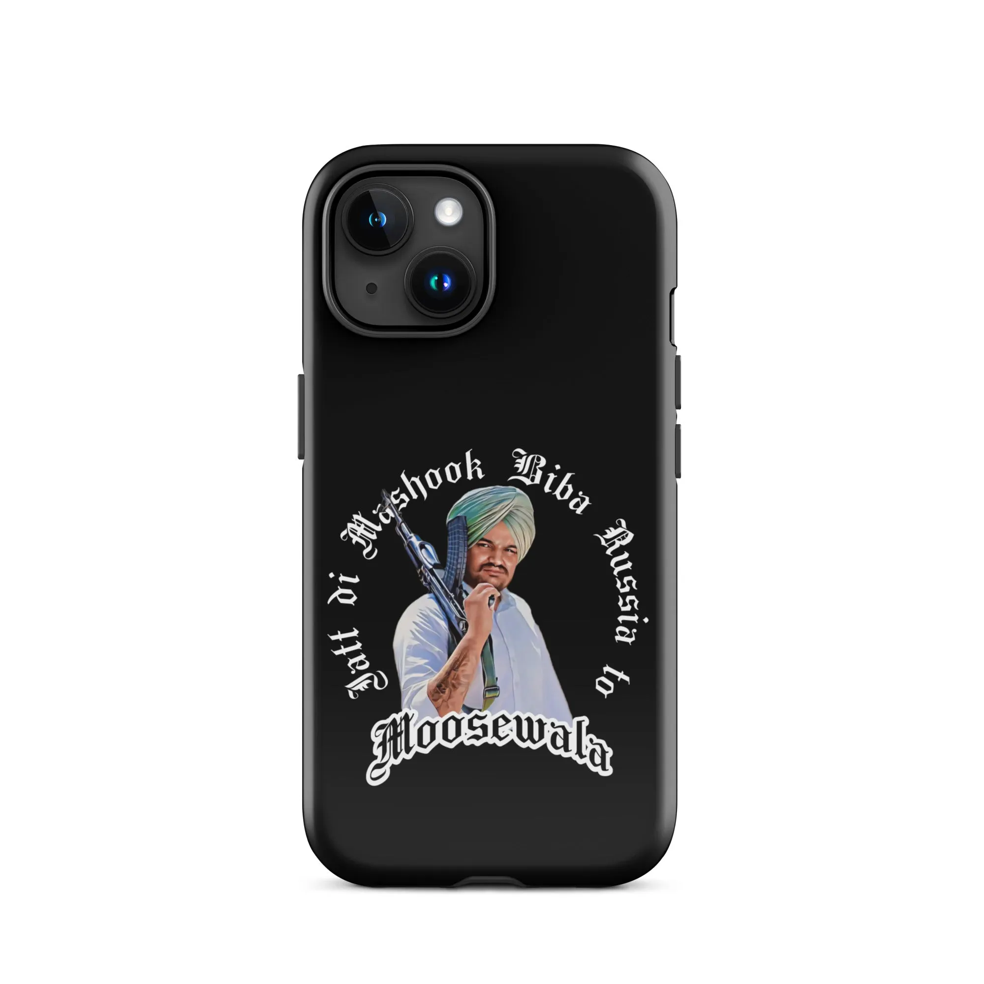 Jatt di mashook Moosewala premium iPhone case