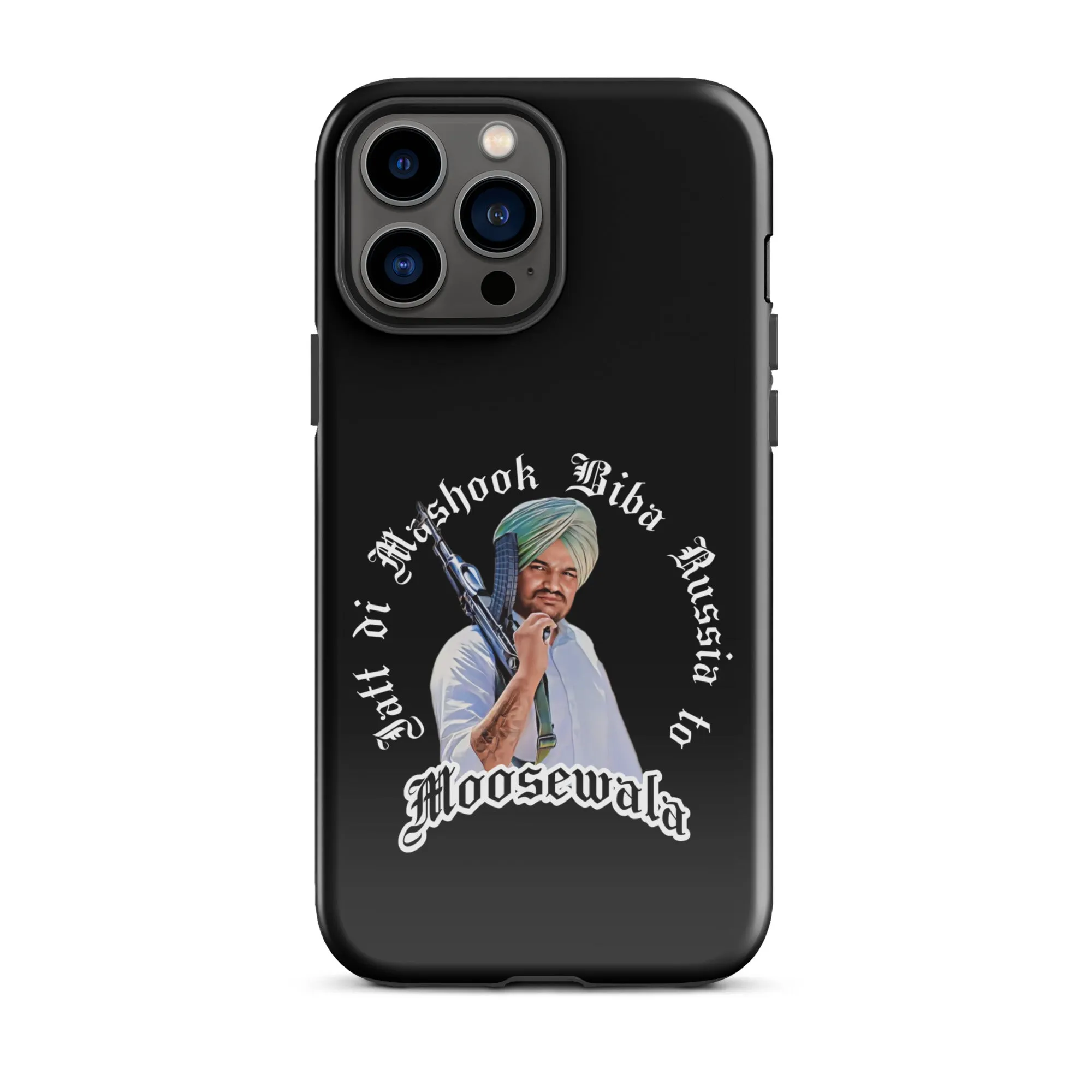 Jatt di mashook Moosewala premium iPhone case