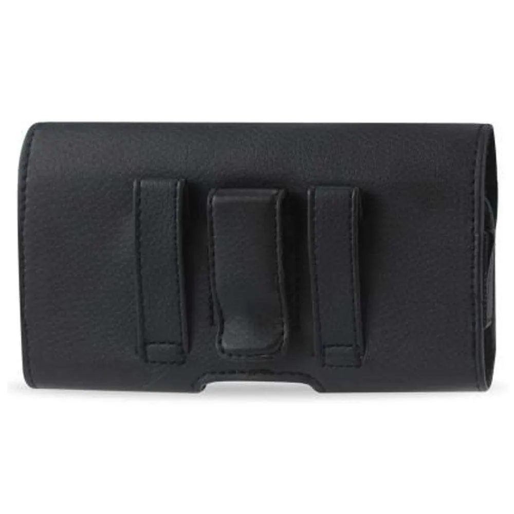 Large Size Leather Pouch Holster Clip for iPhone 6 7 8 Plus