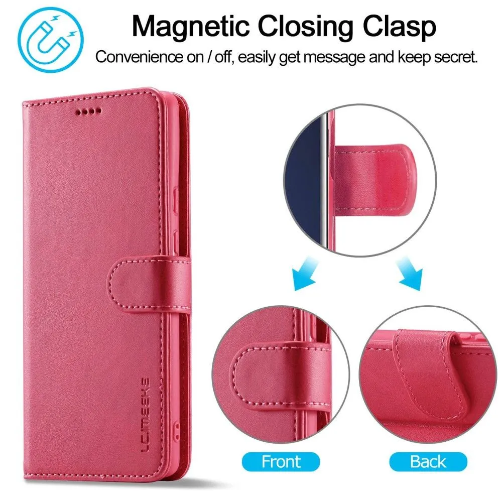 LC.IMEEKE Xiaomi 12 Pro Flip Case - Red