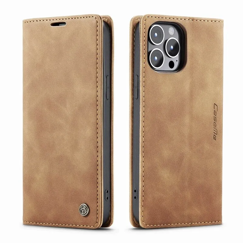 Leather Wallet Flip Phone Cases For iPhone