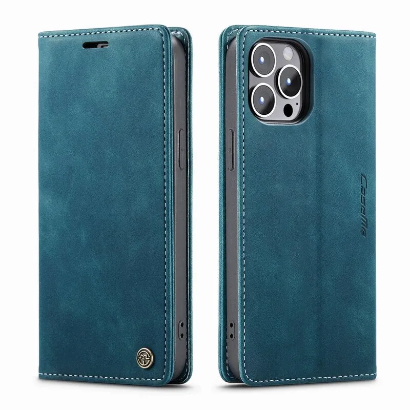 Leather Wallet Flip Phone Cases For iPhone