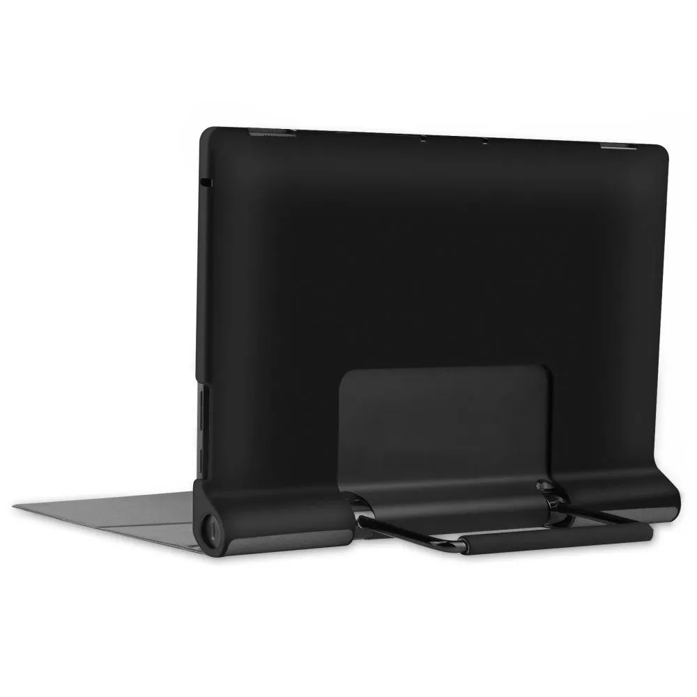 Lenovo Yoga 13 PU leather flip case with kickstand - Grey