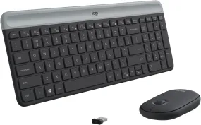 Logitech MK470 Slim 無線鍵盤與滑鼠組合 (中文版) - Black 黑色 920-009184 原裝行貨