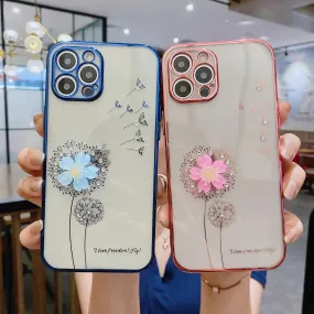 Luxury 3D Cute Flower Spin Stand Holder Phone Case