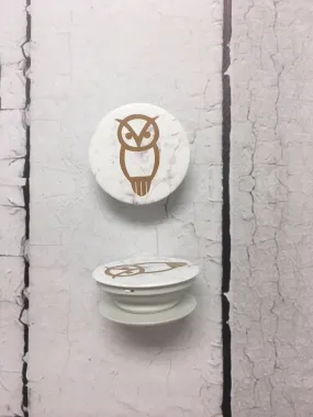 Marble Owl PopSocket