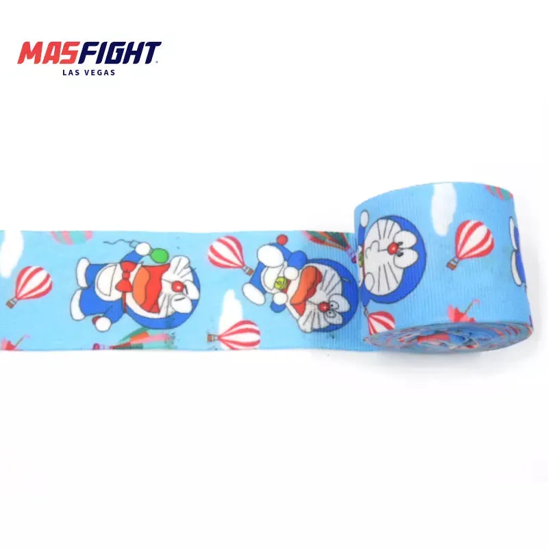 MAS FIGHT DORAEMON MUAY THAI BOXING HANDWRAPS WITH KNUCKLE GEL 4.6m